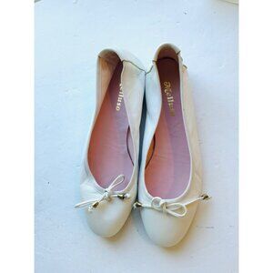 Melluso flat ballet shoe flat all Leather size 8